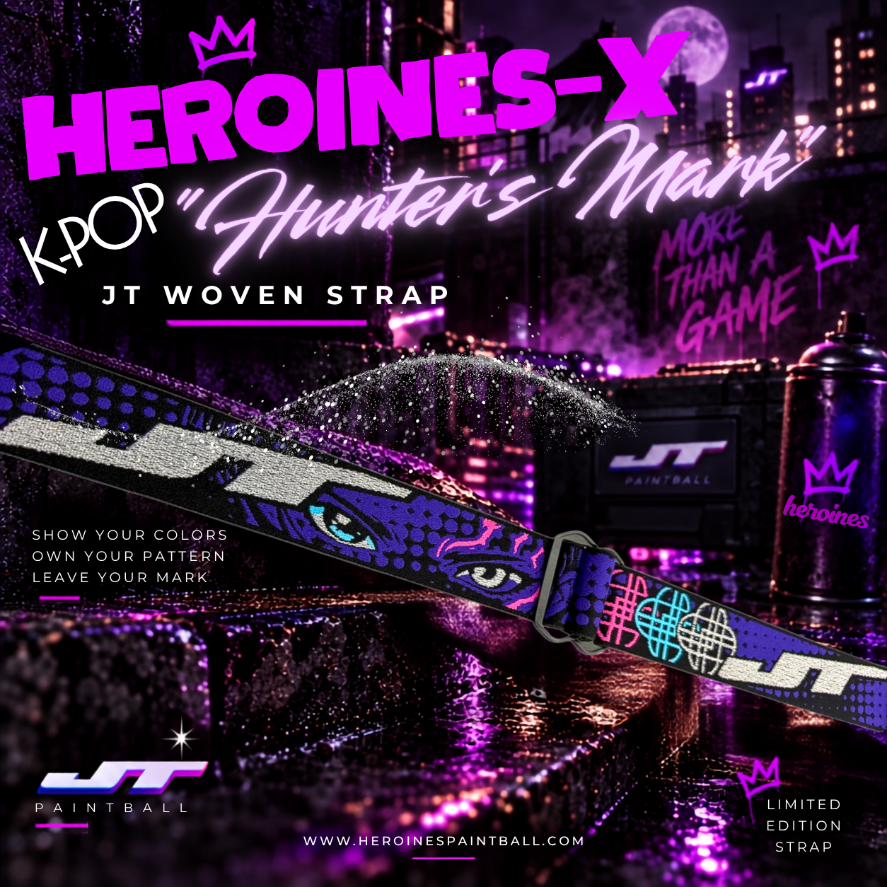 HEROINES × K-POP “HUNTER’S MARK” JT WOVEN STRAP